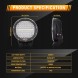 Китай YY-04-9in-2x225-B-S ЛАМПА РОБОЧА КРУГЛА LED 9 ДЮЙМОВ 225W 6000K RIGIDON 2 ШТ.