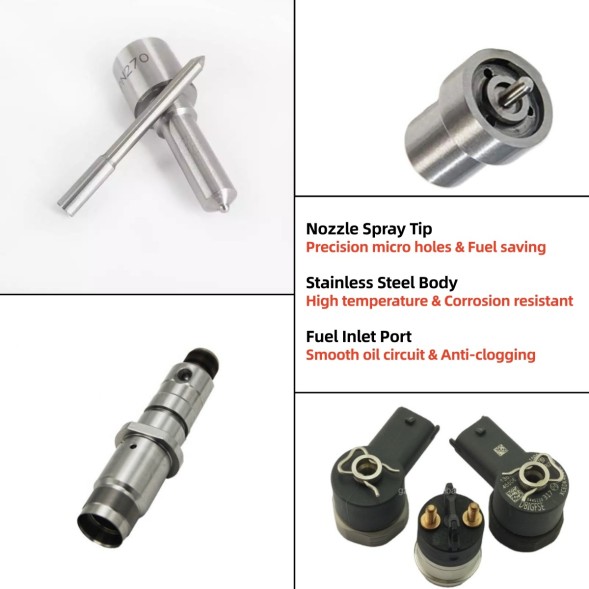 Нові інжектори Common Rail Diesel Injection Valves EJBR03001D EJBR02501Z EJBR03701D 33800-4X900 33801-4X810 33800-4X800 з нержавіючої сталі