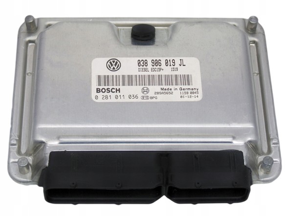 OE 038 906 019 JL 0 281 011 036 КОМП'ЮТЕР (БЛОК УПРАВЛІННЯ ДВИГУНОМ) Audi A4 1.9 TDI 038906019JL 0281011036