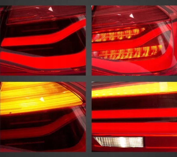 VLAND ZBM191509SET Комплект задніх ліхтарів Vland LED з динамічним покажчиком повороту для BMW 3 F30 2011-2018 Рестайлінг FL LCI