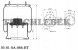 HT 03-01-SA-086-HT ПОДУШКА ПНЕВМАТИЧНОЇ ПІДВІСКИ SAF 2918V HT
