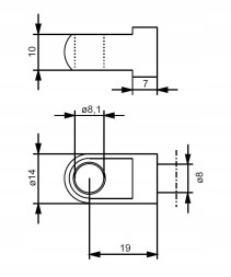 Китай G23 200 0502AUAU0350N/5V2 Газова пружина штовхаюча Hahn 502мм 200мм 100-1200N нержавіюча сталь V2