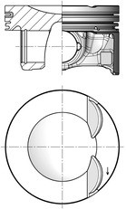 41533600 KOLBENSCHMIDT Поршень