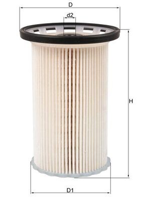KX342 MAHLE ORIGINAL Фільтр палива
