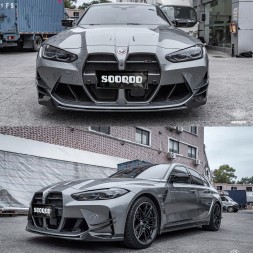 Китай 13090 Карбонова ниркова решітка BMW G80 G81 G82 G83 STR Style
