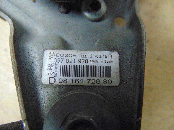 Peugeot OE 9816172680 Механізм двигуна склоочисника правий peugeot 508 1 9816172680 європа