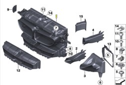 BMW OE 51747224663 Повітряний канал впускний BMW F06,F12,F13 ОРИГІНАЛ