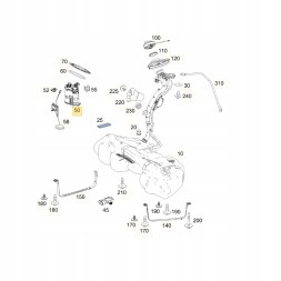 ECP МОБІЛЬНІСТЬ A2054704900 Паливний насос a2054704900 2.0 3.0b mercedes ce glc