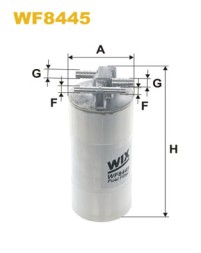 WF8445 WIX FILTERS Фільтр паливний