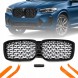 TOPGER KRG-BMW-379 X РЕШІТКА РАДІАТОРА BMW X3 G08 22-23 ЧОРНИЙ+СІБРИСТИЙ ГЛЯНЕЦЬ ДІАМАНТ
