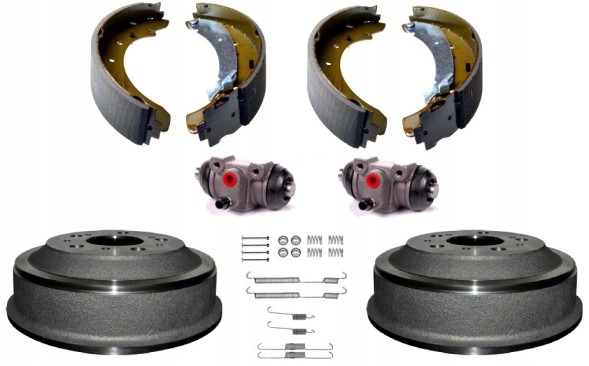 DKM ALL5184A Барабани гальм CITROEN JUMPER FIAT DUCATO PEUGEOT BOXER 1994-2002 1800кг
