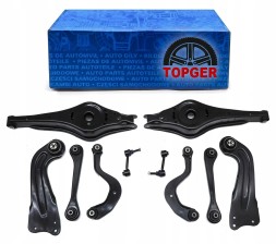 TOPGER SK-AU208 КОМПЛЕКТ ВАЖІЛІВ ЗАДНІЙ AUDI A3 8P VW GOLF V TOURAN SKODA OCTAVIA ПОВНИЙ