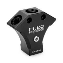 Nuke Performance NP-410-01-202 Блок X з інтегрованим портом для датчика 1/8NPT 4x AN-8 Nuke Performance