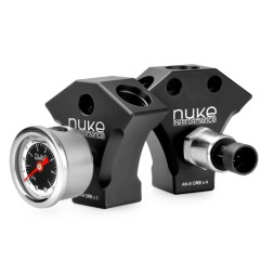 Nuke Performance NP-410-01-202 Блок X з інтегрованим портом для датчика 1/8NPT 4x AN-8 Nuke Performance