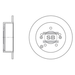 SD1024 SANGSIN Диск гальмівний