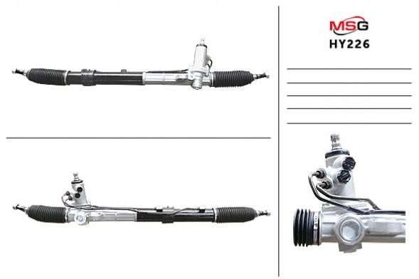 MSG HY226NEW Рульова рейка Hyundai Santa Fe 06-12