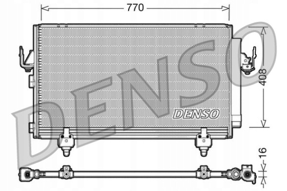 Denso DCN50031 Конденсатор, кондиціонер denso dcn50031