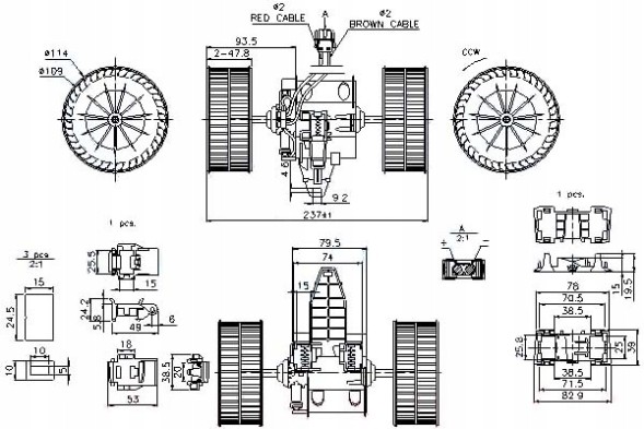 Nissens NIS87117(iMOTO) Повітродувка bmw 5 (e60) 5 (e61) 6 (e63) 6 (e64) 2.0- + набір водія #37