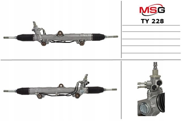 MSG TY228NEW Кермова рейка Toyota Land Cruiser 200 07-21 Lexus LX570 08-22