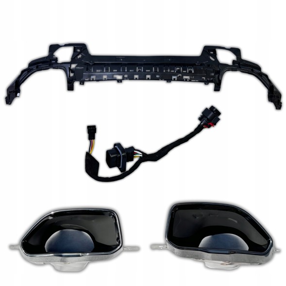 Китай Splitter, Progi, Dyfuzor, Lotka BMW G20 LCI Комплект спідниць BMW G20 LCI M Pakiet Чорний глянець Спойлер