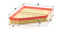 C 3090 1 MANN FILTER Фільтри забору повітря