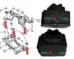 Chrysler OE 04684287AB SAŃ нижня подушка CHRYSLER VOYAGER CARAVAN 96-07