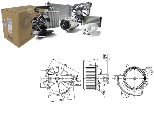 Nissens 87086 Nissens 87086 внутрішній вентилятор
