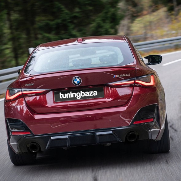 Китай S7-26019 Дифузор Задній BMW G26 4D 440i M-Performance Чорний Глянець (2021+) 0--0