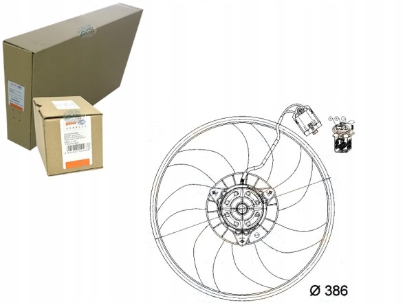 Behr Hella Service BRH8EW 351 039-741(iMOTO) ВЕНТИЛЯТОР РАДІАТОРА OPEL CORSA C TIGRA 1.0-1.8 09