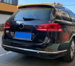 AD FP003003 Накладка спойлера на люк VW Passat B7 універсал ABS, дах глянцевий чорний