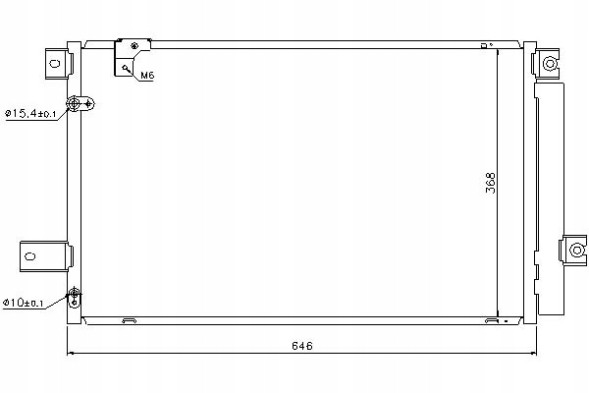 Nissens 940170/NIS Nissens охолоджувач кондиціонера (з осушувачем) toyo + помічник водія #28