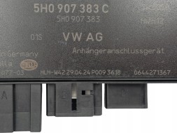 Volkswagen OE 5H0907383C JP24 МОДУЛЬ БЛОКУ КЕРУВАННЯ ФАРКОПОМ ДЛЯ AUDI SEAT SKODA VOLKSWAGEN 5H0907383C