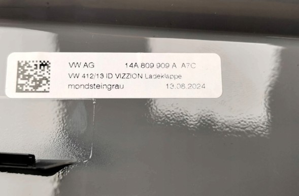 Volkswagen OE 14A809909A, DWP526439OE КРИШКА ГНІЗДА ЗАРЯДКИ VW ID.7 ID7 14A809909A LA7C ОРИГІНАЛ