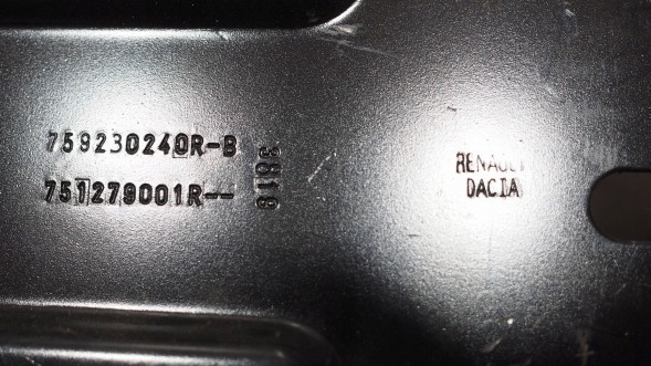 Renault OE 751277663R 751274472R SANDERO DOKKER КРОНШТЕЙН ДОПОМІЖНОЇ РАМИ ЛІВИЙ