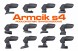 Китай ARS4SKCIK01050B Підлокітник SKODA FABIA II 2007> * ARMCIK S4