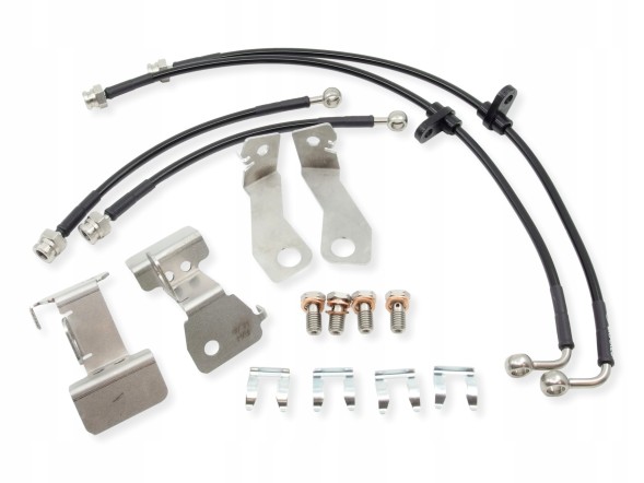 Pizza Brakes Przewody hamulcowe w oplocie Ford Mustang gen 5 Гальмівні дроти в обплетенні Ford Mustang gen 5