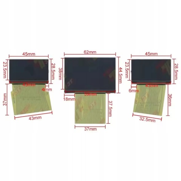 Китай WYŚWIETLACZ LCD PORSHE 911 996 BOXTER 1996-2002 DESKI ROZDZIELCZEJ РК-дисплей Porsche 911 996 Boxster 986 1996-2002 для панелі приладів