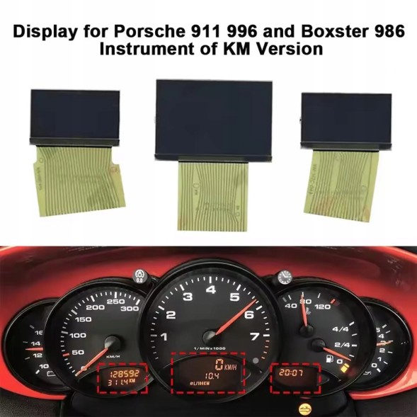 Китай WYŚWIETLACZ LCD PORSHE 911 996 BOXTER 1996-2002 DESKI ROZDZIELCZEJ РК-дисплей Porsche 911 996 Boxster 986 1996-2002 для панелі приладів