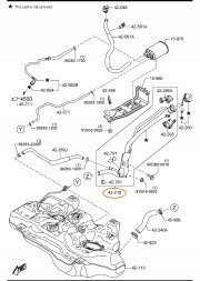 Mazda OE Шнур заливки палива Mazda CX-30 DM DGS942280