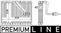 Mahle AE 127 000P Випарник, кондиціонер mahle ae 127 000p