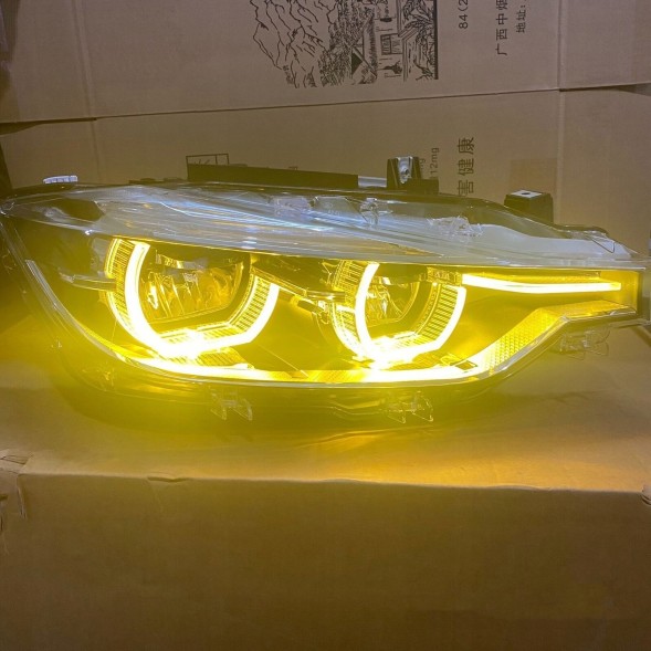 CHINA MODUŁY CSL ŻÓŁTE DRL BMW F30 F31 F35 2016-2019 KOMPLET PRAWA LEWA Модулі csl жовтий drl bmw f30 f31 f35 2016-2019 plug &amp; play yellow