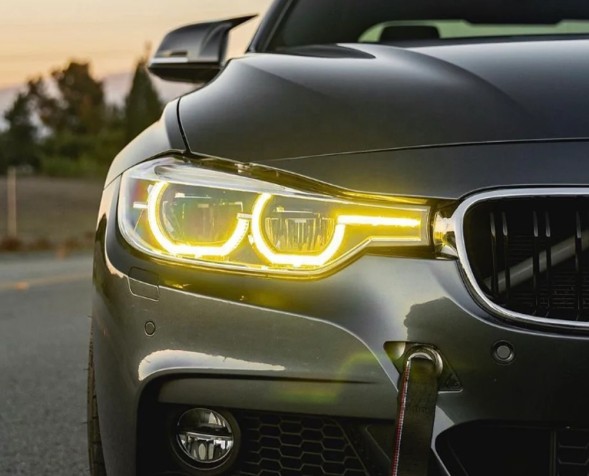 CHINA MODUŁY CSL ŻÓŁTE DRL BMW F30 F31 F35 2016-2019 KOMPLET PRAWA LEWA Модулі csl жовтий drl bmw f30 f31 f35 2016-2019 plug &amp; play yellow