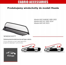 Cabrio Pietryga WTP00203 Вітровка Windschott Mazda MX5 ND 2015 р.в.