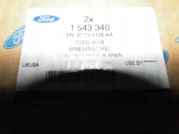 Ford OE ME8C1J-1125-AA 2× Гальмівні диски передні 2шт FORD TRANSIT Mk6 07-14