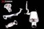 Xforce ES-EV8-01-TBS Вихлопна система turbo-back 3", нержавіюча сталь 304 для Mitsubishi Lancer EVO 7, 8, 9