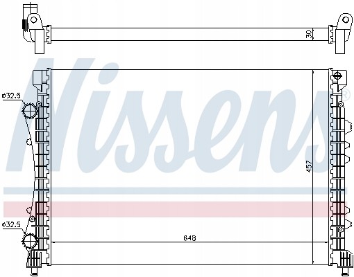 Nissens 63815 Радіатор, система охолодження двигуна nissens 63815
