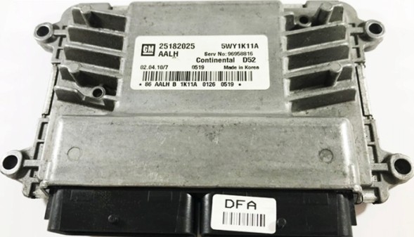 Chevrolet OE 25182025 5WY1K11A SERWIS ECU БЛОК КЕРУВАННЯ ДВИГУНА CHEVROLET SPARK 1.0 25182025 5WY1K11A