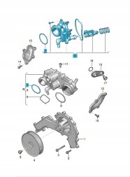 Volkswagen OE 059121114B Ремонтний комплект ASO VW AUDI