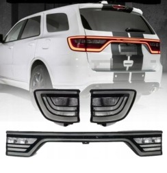 Китай DODGE DURANGO 14-25 LAMPA LEWA + PRAWA ZEWNĘTRZNA TYŁ + BLENDA KLAPY KOMPLET BIAŁE TUNING 68155950AD 68155950AE 68155950AF 68155948AC DODGE DURANGO 14-25 2X ЗАДНІ ЛІХТАРІ + НАКЛАДКА КРИШКИ БАГАЖНИКА КОМПЛЕКТ БІЛІ ТЮНІНГ