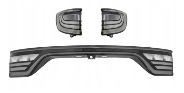 Китай DODGE DURANGO 14-25 LAMPA LEWA + PRAWA ZEWNĘTRZNA TYŁ + BLENDA KLAPY KOMPLET BIAŁE TUNING 68155950AD 68155950AE 68155950AF 68155948AC DODGE DURANGO 14-25 2X ЗАДНІ ЛІХТАРІ + НАКЛАДКА КРИШКИ БАГАЖНИКА КОМПЛЕКТ БІЛІ ТЮНІНГ